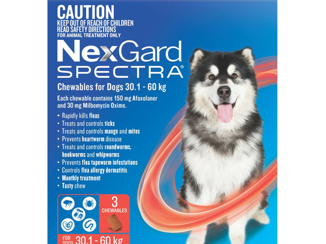 NexGard Spectra Dogs 30.1-60kg 3pk-2018816630674558978