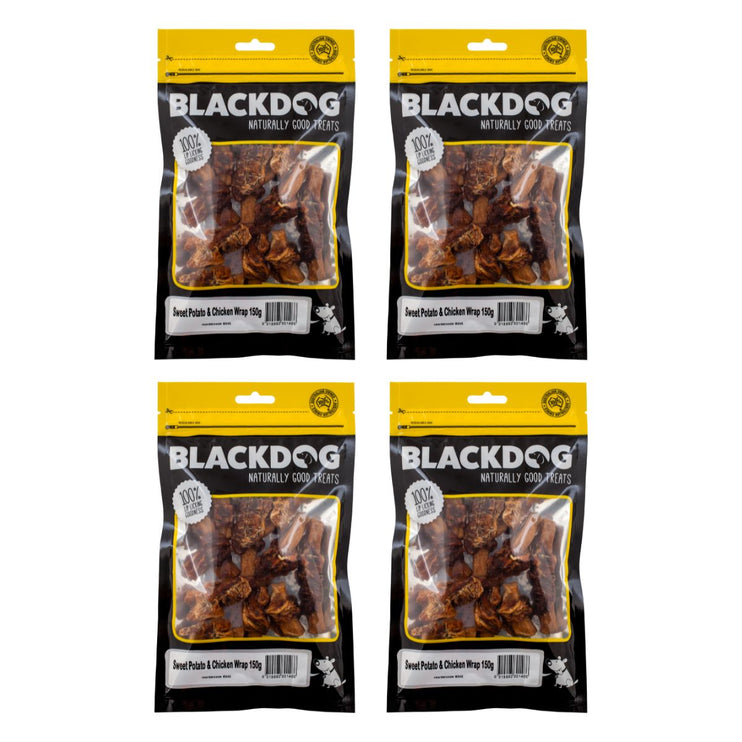 Blackdog Sweet Potato & Chicken 150g x 4pk-2018816620960550914