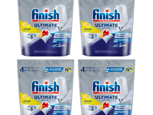 Finish Ultimate All in 1 x 288 Lemon Sparkle Dishwashing Tablets-2029334109859483648