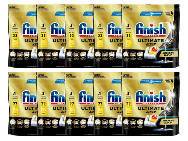 Finish Ultimate Plus x 330 Lemon Dishwasher Tablets-2029334113470779392