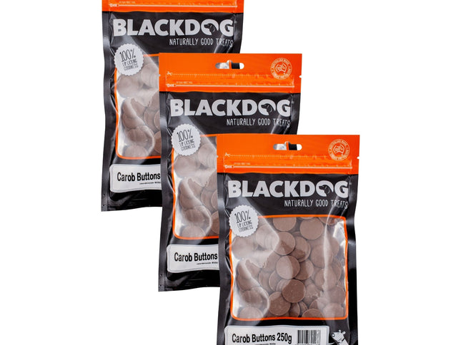 Blackdog Carob Drops 250g x 3pk-2018816635179241472
