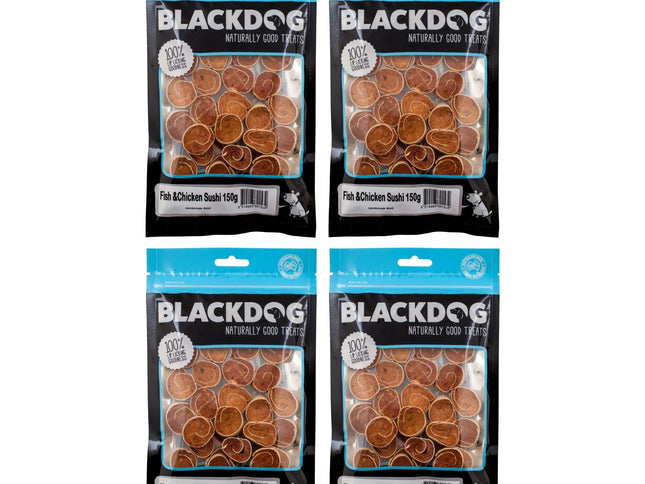 Blackdog Fish & Chicken Sushi 150g x 4pk-2029387316916785152