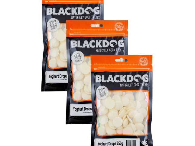 Blackdog Yoghurt Drops 250g x 3pk-2029387316182781952