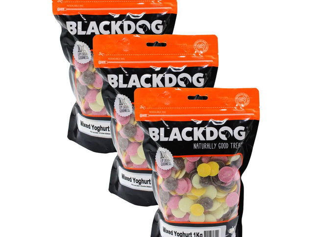 Blackdog Mixed Yoghurt Drops 1kg x 3pk-2006732753525149697