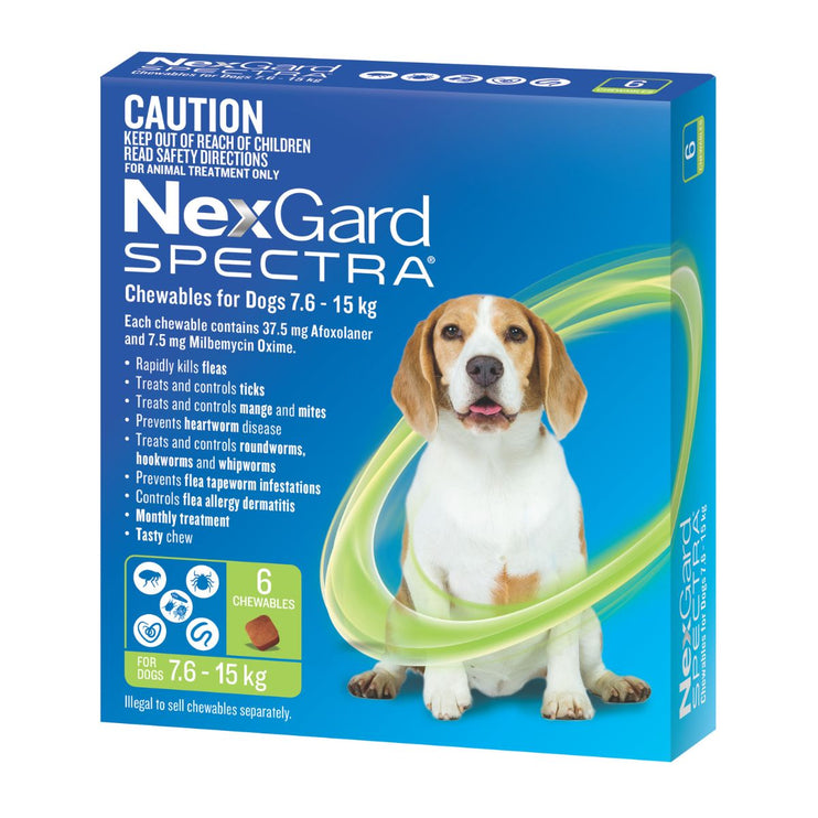 NexGard Spectra Dogs 7.6-15kg 6pk-2006732765353086978