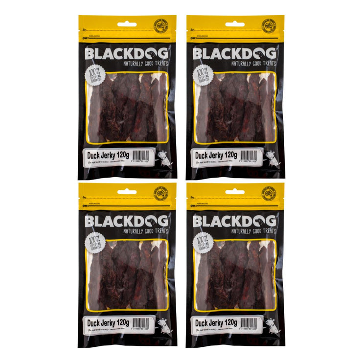 Blackdog Dog Treats Duck Jerkey 120g x4-2006732774580555777