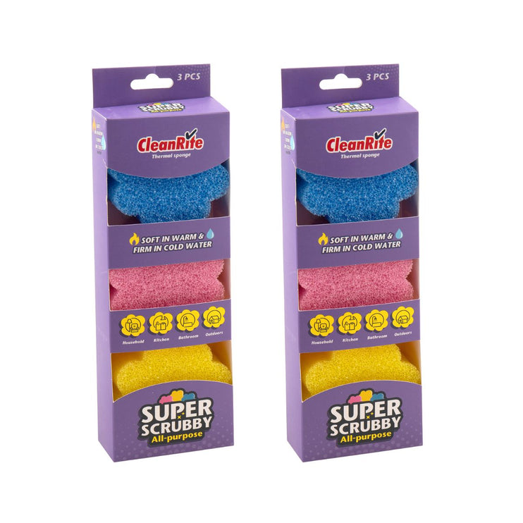 2x Cleanrite 10cm Sponge 3pk-2029387219034312705
