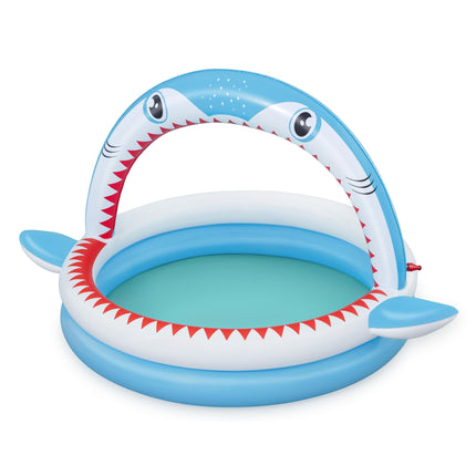 Bestway 1.63m x 1.27m x 92cm Sharktastic Sprinkler Play Pool-2029387221815136256