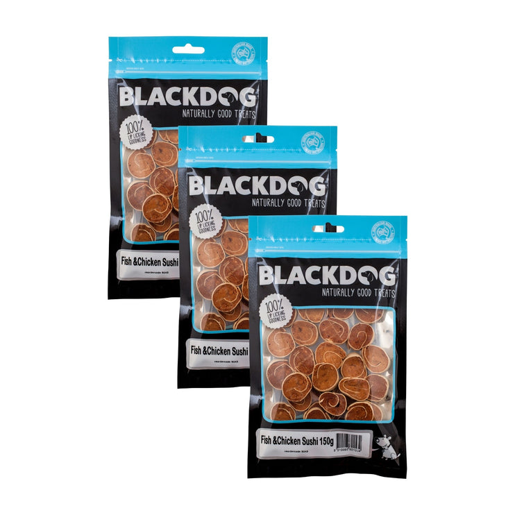 Blackdog Fish & Chicken Sushi 150g x 3pk-2029387316740624384