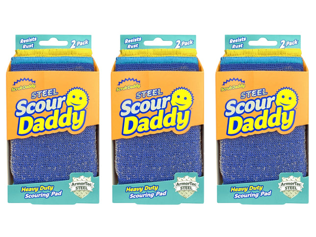Scrub Daddy Steel Scour 2pk x3-2017004953092100096