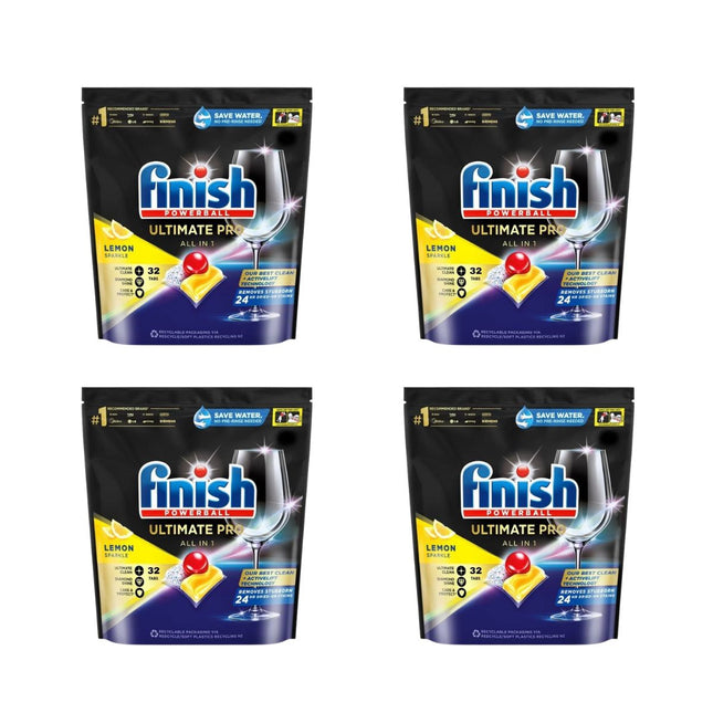 Finish Ultimate Pro 128 Lemon Dishwasher Tablets-1960920162995671040