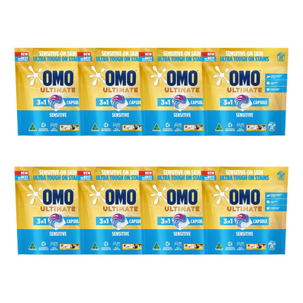 Omo Ultimate 3in1 Sensitive 224 Laundry Capsules-1973194178611515392