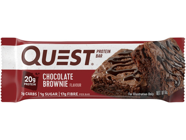 Quest Chocolate Brownie Protein Bars 12x60g x2-2029334133175619585