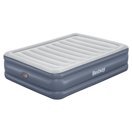 Bestway 203 x 152 x 51cm Tritech Air Mattress Queen Built-in AC Pump-2029387222465253377