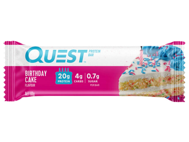 Quest Birthday Cake Protein Bars 12x60g x2-2029334132152209409