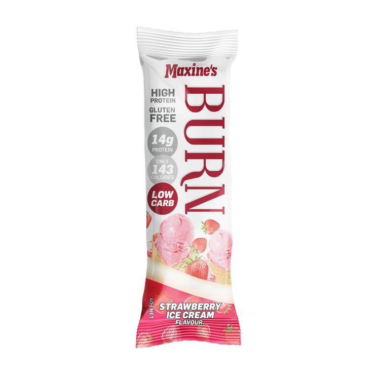 Maxines Burn Strawberry Ice Cream Bar 12x40g x3-2017004945827565569