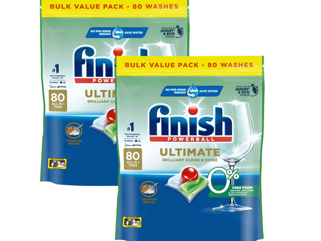 Finish Ultimate 0% Foam 160 Dishwasher Tablets-1973194175226712064