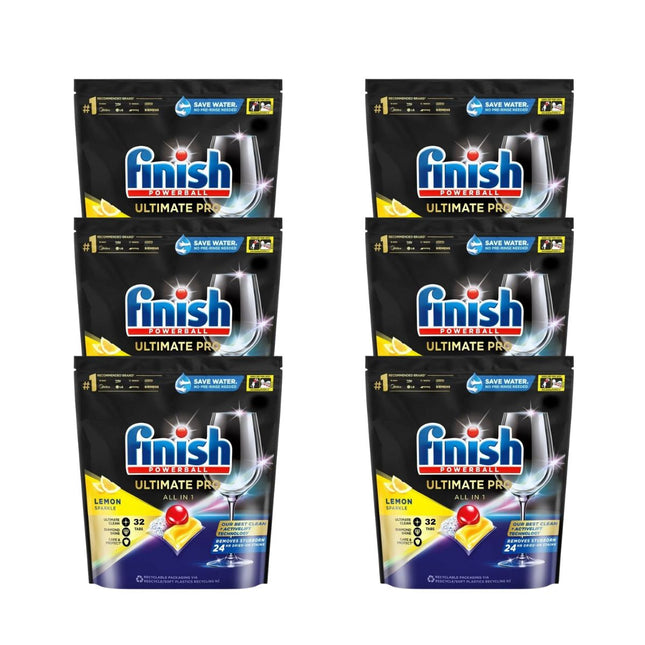 Finish Ultimate Pro 192 Lemon Dishwasher Tablets-1960920163926806528