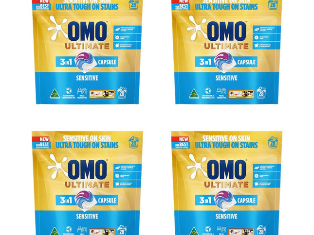 Omo Ultimate 3in1 Sensitive 112 Laundry Capsules-1975420524112777216