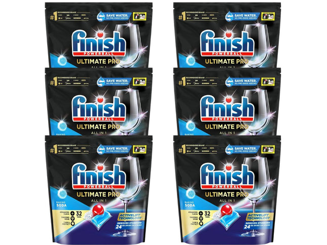 Finish Ultimate Pro 192 Baking Soda Dishwasher Tablets-1973194184307380224