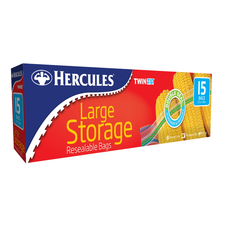 Hercules Large Storage Bags 15pk x5-2017004940060397569
