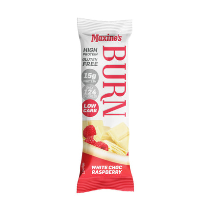 Maxines Burn White Choc Raspberry Bar 12x40g x3-2017004944913207297