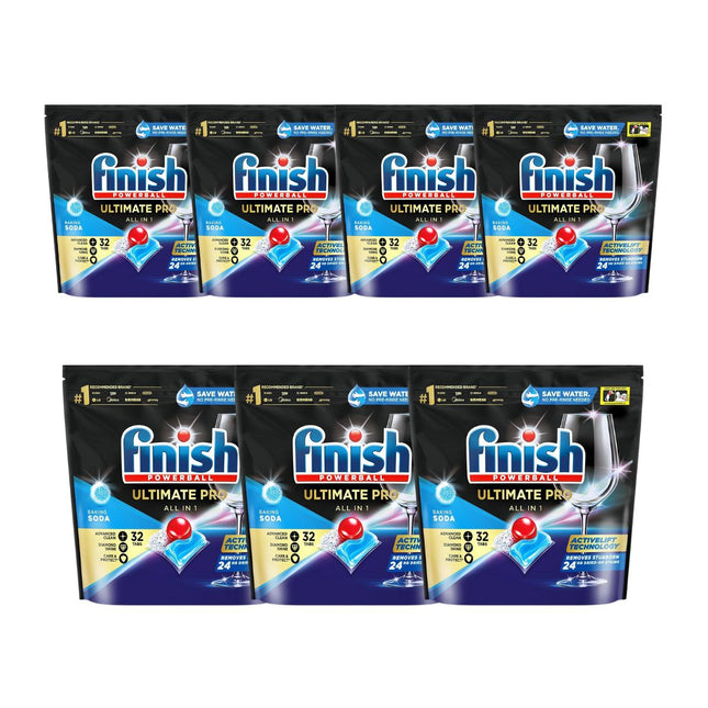 Finish Ultimate Pro 224 Baking Soda Dishwasher Tablets-1973194184475152384