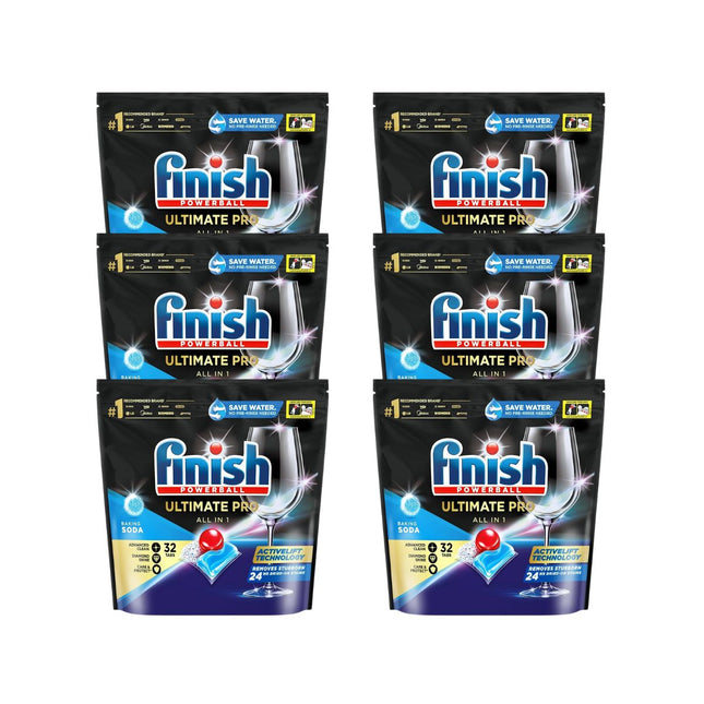 Finish Ultimate Pro 192 Baking Soda Dishwasher Tablets-1960920164769861632