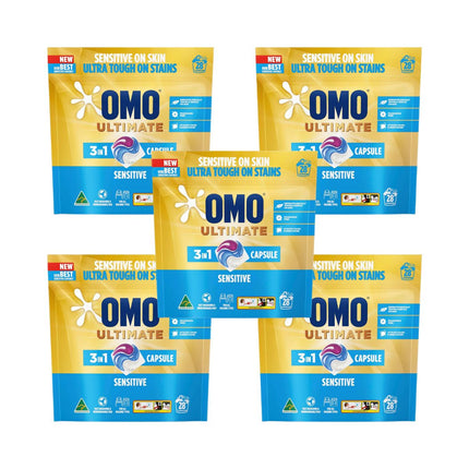 Omo Ultimate 3in1 Sensitive 140 Laundry Capsules-1973194178112393216