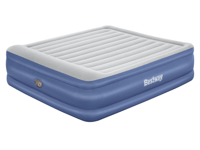 Bestway 203 x 193 x 56cm Tritech Air Mattress King Built-in AC Pump-2029387222637219841