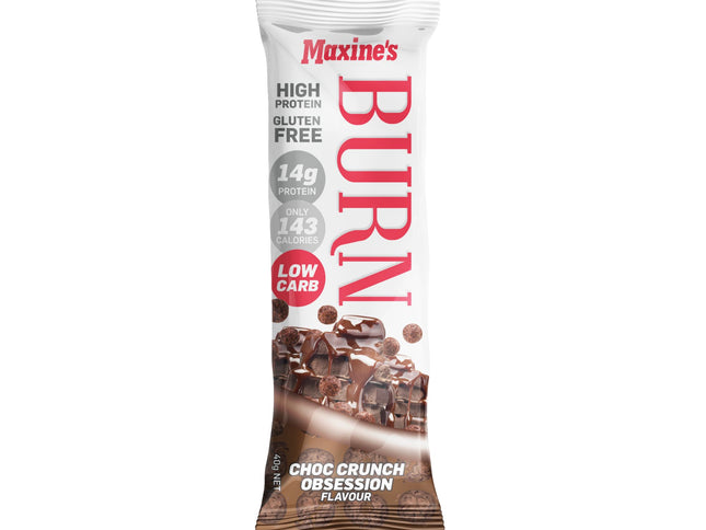 Maxines Burn Choc Crunch Obsession Bar 12x40g x2-2017004945219391489