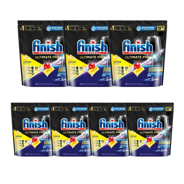 Finish Ultimate Pro 224 Lemon Dishwasher Tablets-1960920164618866688