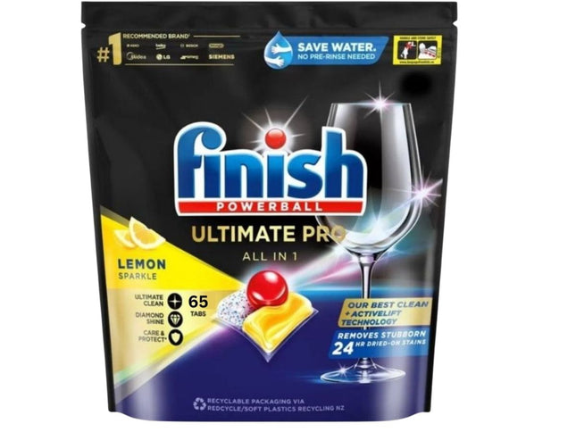 Finish Ultimate Pro x 65 Lemon Dishwasher Tablets-2006732781962530818
