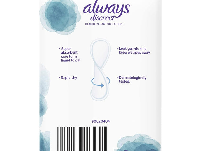 Always Small Discreet Bladder Leak Protection Pads 20 Pack x2-2029334104473997314
