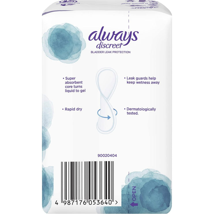 Always Small Discreet Bladder Leak Protection Pads 20 Pack x2-2029334104473997314