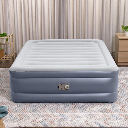 Bestway 203 x 152 x 51cm Tritech Air Mattress Queen Built-in AC Pump-2029387222465253378