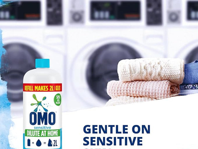 OMO Sensitive Laundry Liquid 665mL x2-2029334125458100226