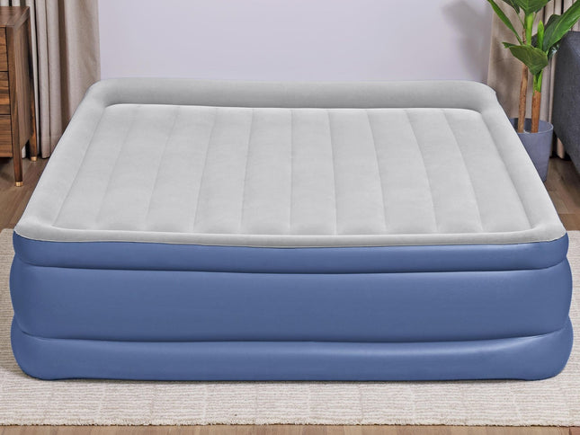 Bestway 203 x 193 x 56cm Tritech Air Mattress King Built-in AC Pump-2029387222637219842