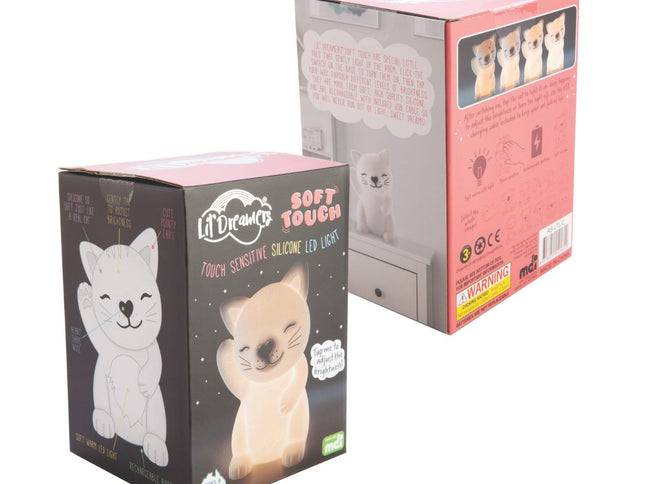 Lil' Dreamers Cat Soft Touch LED Light-2006732783862550530