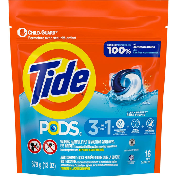 Tide 3 in 1 Clean Breeze x 96 Laundry Pods-2029334136342319106