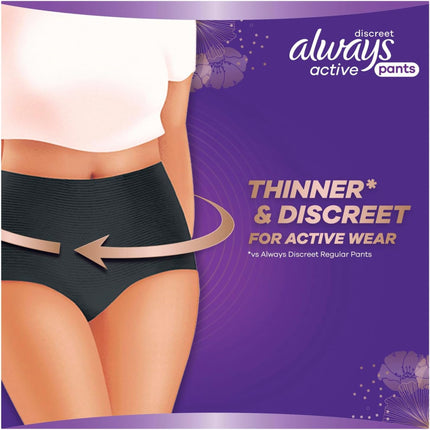 Always Discreet 5 in 1 Pants Medium 10-16 70-100cm 9 Pack x3-2029334104054566914