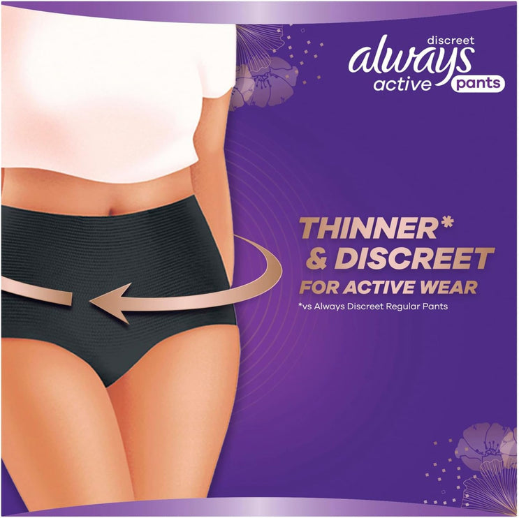 Always Discreet 5 in 1 Pants Medium 10-16 70-100cm 9 Pack x3-2029334104054566914