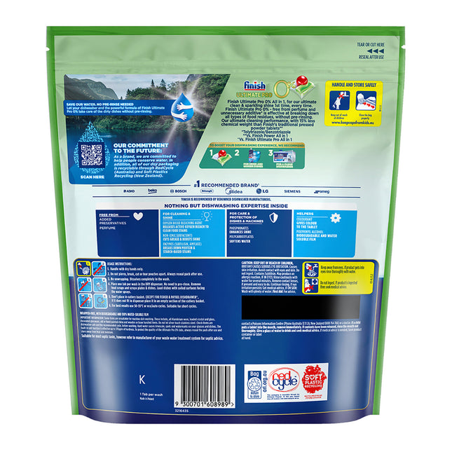 Finish Ultimate 0% Foam 320 Dishwasher Tablets-1960920166783127553