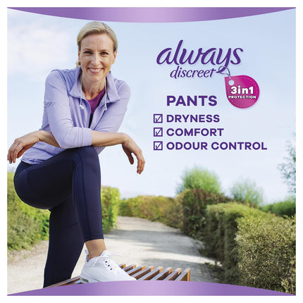 Always Discreet Night Pants Large 16-22 95-125cm 70-100cm 8 Pack x3-2029334102813052931