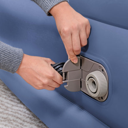 Bestway 203 x 193 x 56cm Tritech Air Mattress King Built-in AC Pump-2029387222637219844