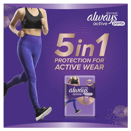 Always Discreet 5 in 1 Pants Large 16-22 95-125cm 8 Pack x2-2029334103249260548