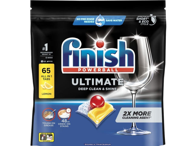 Finish Ultimate Lemon x 65 Dishwasher Tablets-2006732797569536000