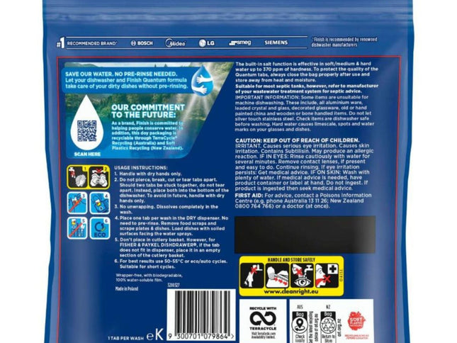 Finish Quantum Lemon x 360 Dishwasher Tablets-2006732800207753217
