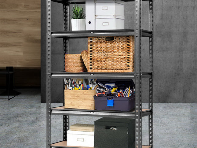 Giantz 1.5M Garage Shelving Warehouse Rack Pallet Racking Storage Shelf Charcoal