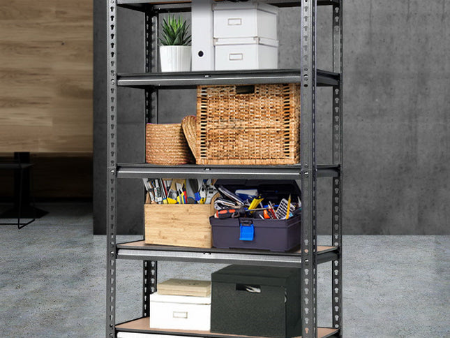 Giantz 1.8M Garage Shelving Warehouse Rack Pallet Racking Storage Shelf Charcoal